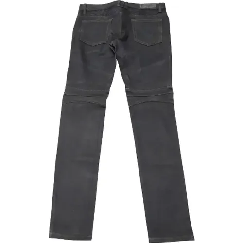 Pre-owned Cotton jeans , female, Sizes: XL - Balmain Pre-owned - Modalova