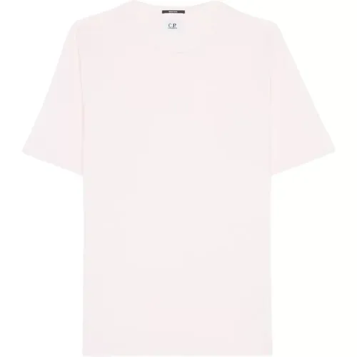 Heavenly Pin Rose Jersey T-shirt , Herren, Größe: L - C.P. Company - Modalova