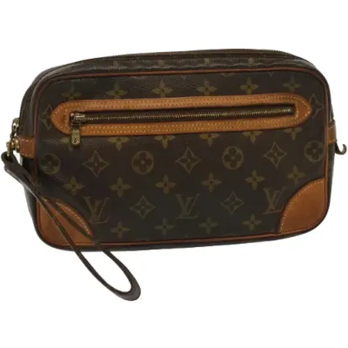 Pre-owned Canvas clutches , female, Sizes: ONE SIZE - Louis Vuitton Vintage - Modalova