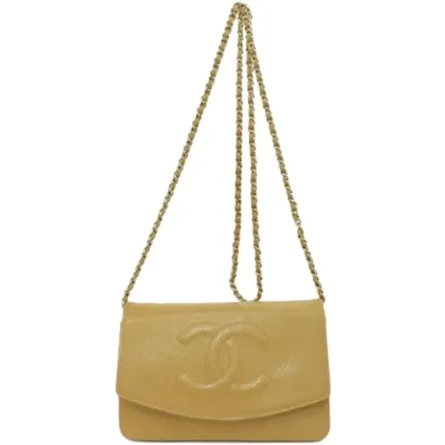 Pre-owned Leather chanel-bags , female, Sizes: ONE SIZE - Chanel Vintage - Modalova