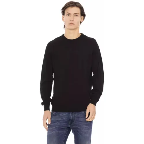 Monogramm Crewneck Sweater für Männer , Herren, Größe: XL - Baldinini - Modalova