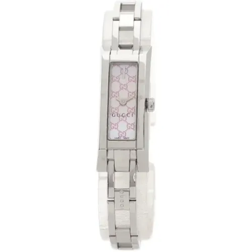 Pre-owned Stainless Steel watches , female, Sizes: ONE SIZE - Gucci Vintage - Modalova