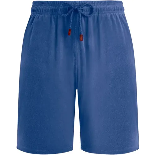 Solide Bermuda Shorts Elastischer Bund , Herren, Größe: L - Vilebrequin - Modalova