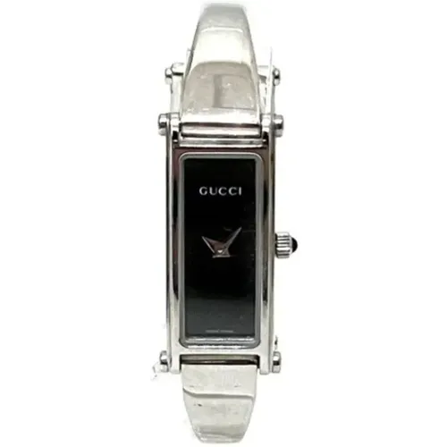 Pre-owned Stainless Steel watches , female, Sizes: ONE SIZE - Gucci Vintage - Modalova