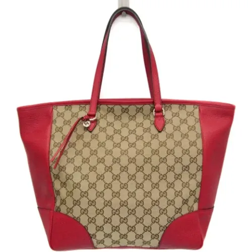 Pre-owned Canvas totes , female, Sizes: ONE SIZE - Gucci Vintage - Modalova