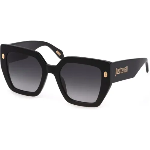 Sunglasses Acetate Grey Gradient Lenses , female, Sizes: 53 MM - Just Cavalli - Modalova