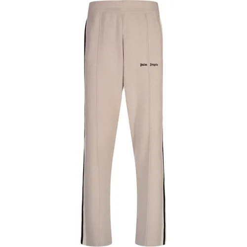 Luxurious Wool Cashmere Track Trousers , male, Sizes: M, S, L - Palm Angels - Modalova