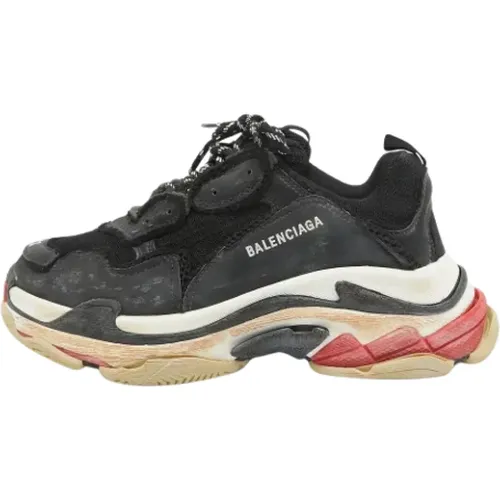 Pre-owned Mesh sneakers , male, Sizes: 9 UK - Balenciaga Vintage - Modalova