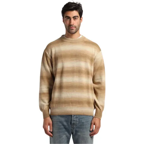 Round-neck Knitwear , male, Sizes: L, M, XS - President's - Modalova