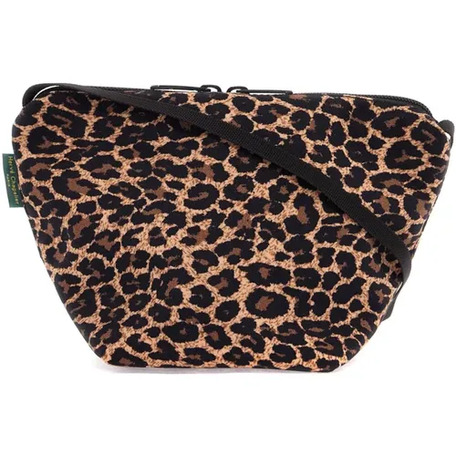 Animal Print Mini Shoulder Bag , female, Sizes: ONE SIZE - Hervé Chapelier - Modalova