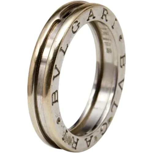 Pre-owned White Gold rings , female, Sizes: ONE SIZE - Bvlgari Vintage - Modalova