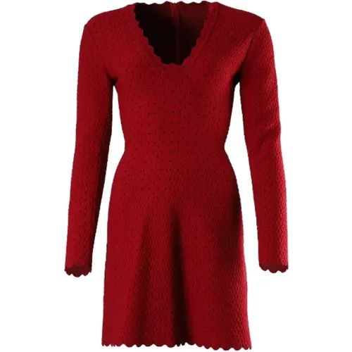 Pre-owned Wool dresses , female, Sizes: S - Alaïa Pre-owned - Modalova