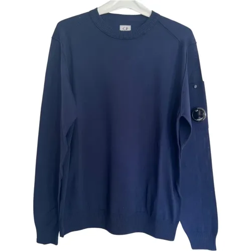 Marino Cotton Knit Round Neck Sweater , male, Sizes: 2XL, M - C.P. Company - Modalova
