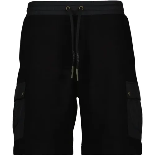 Logo Patch Flared Shorts , Herren, Größe: L - Moncler - Modalova