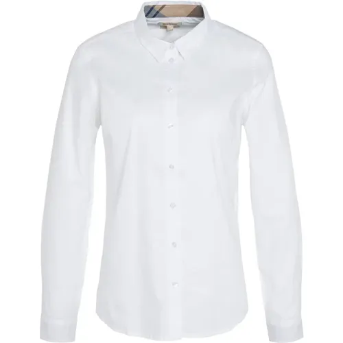 Weiße Casual Bluse , Damen, Größe: L - Barbour - Modalova