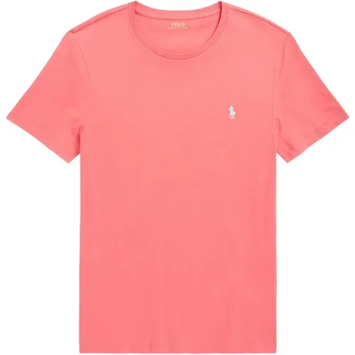 Embroidered Cotton Logo T-Shirt , male, Sizes: S, M, XL, L - Ralph Lauren - Modalova