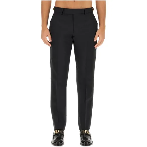 Elegant Single Breasted Formal Pants , male, Sizes: L - Versace - Modalova