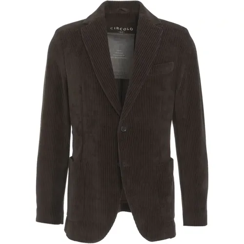 Brauner Blazer Aw24 Herrenmode - Circolo 1901 - Modalova