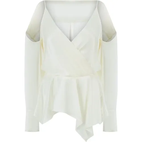 Open Shoulders Top , female, Sizes: M - JW Anderson - Modalova