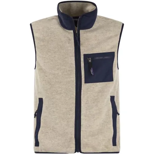 Fleece Vest , male, Sizes: L, XL, M, S - Patagonia - Modalova