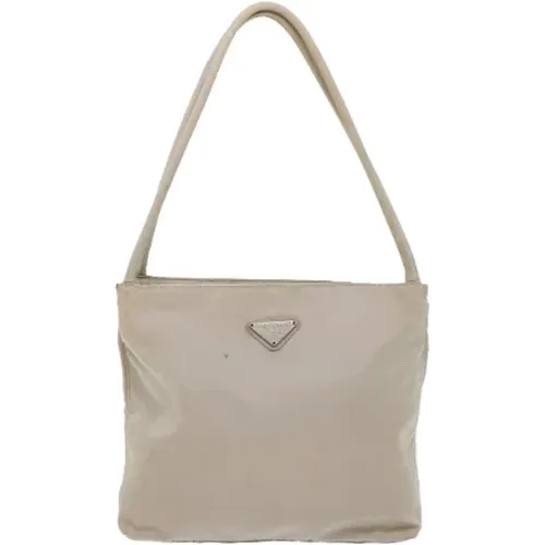 Canvas Prada Tote Bag , female, Sizes: ONE SIZE - Prada Vintage - Modalova