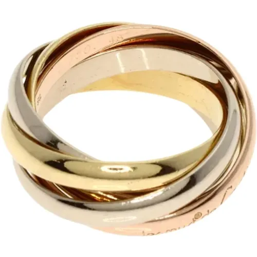 Pre-owned Rose Gold rings , female, Sizes: ONE SIZE - Cartier Vintage - Modalova