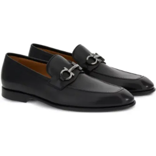 Gancini Loafers , male, Sizes: 4 1/2 UK - Salvatore Ferragamo - Modalova