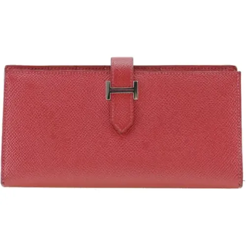 Pre-owned Leather wallets , female, Sizes: ONE SIZE - Hermès Vintage - Modalova