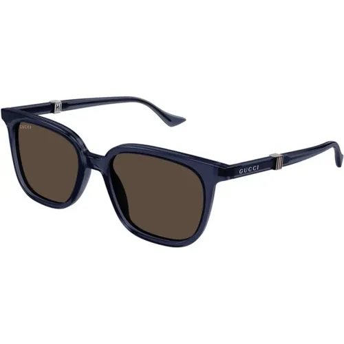 Blau Braun Sonnenbrille Gg1493S 004 - Gucci - Modalova