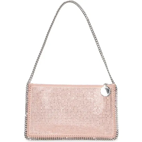 Rosa Kristall Clutch Tasche - Stella Mccartney - Modalova