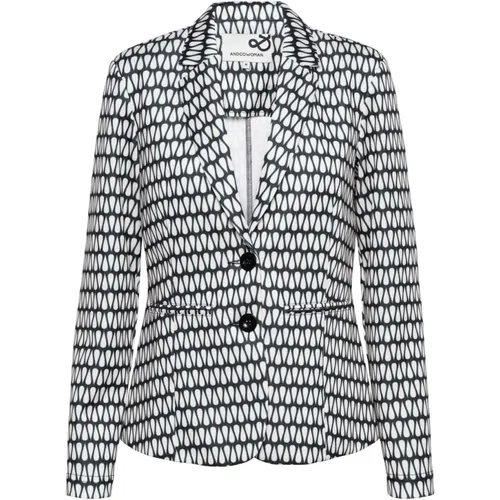 Schwarzer Multi-Blazer Dakota Drop , Damen, Größe: XL - &Co Woman - Modalova