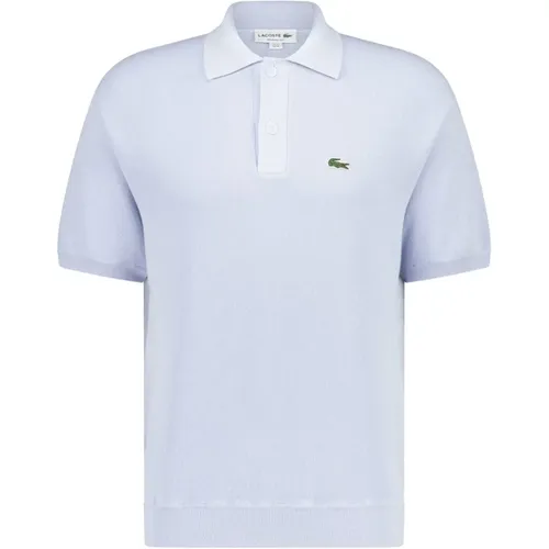 Logo Applique Relaxed-Fit Polo Shirt , male, Sizes: M, S, 2XL, XL, L - Lacoste - Modalova