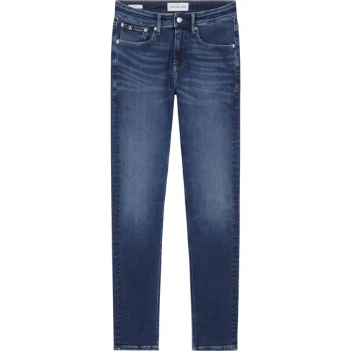 Blaue Skinny Jeans für den Alltagsstil , Herren, Größe: W34 - Calvin Klein - Modalova