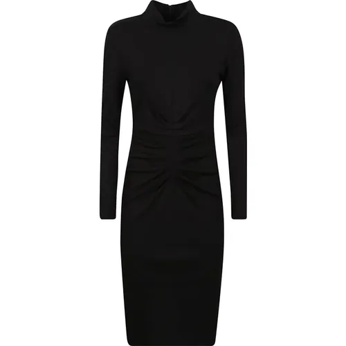 Jersey Midi Dress with Long Sleeves , female, Sizes: M, L - Diane Von Furstenberg - Modalova