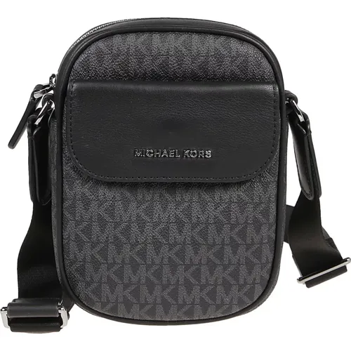 Hudson Flap Phone Crossbody , male, Sizes: ONE SIZE - Michael Kors - Modalova