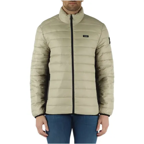 Quilted Jacket with Contrast Inserts , male, Sizes: L, S - Calvin Klein - Modalova