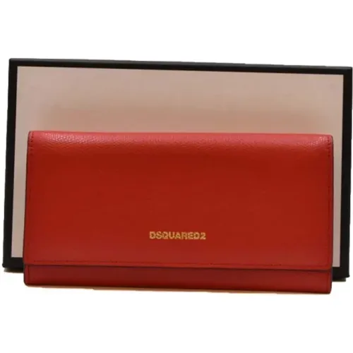 Women's Accessories Wallets Aw22 , female, Sizes: ONE SIZE - Dsquared2 - Modalova