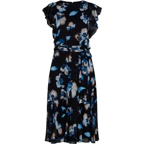 Blumenmuster Aquarell Kleid , Damen, Größe: 5XL - DKNY - Modalova