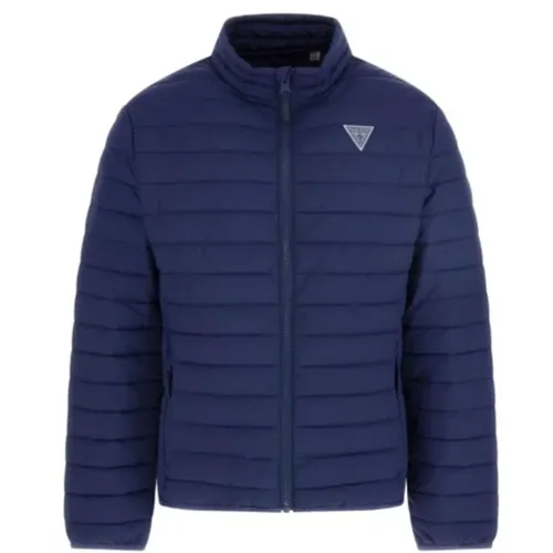 Herren Logo Jacke , Herren, Größe: XS - Guess - Modalova