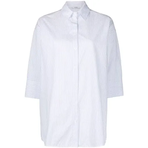 Striped Cotton Shirt , female, Sizes: 3XS - PESERICO - Modalova