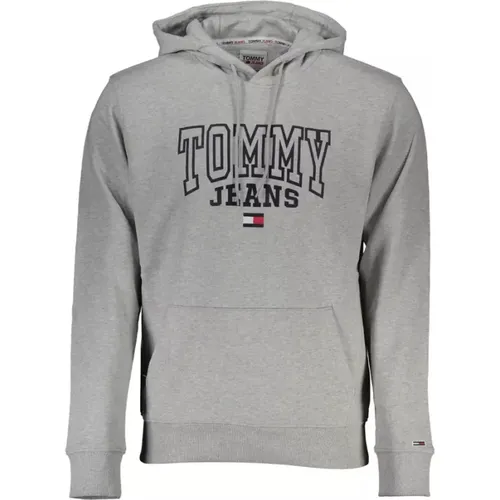 Hooded Cotton Sweater , male, Sizes: XS - Tommy Hilfiger - Modalova