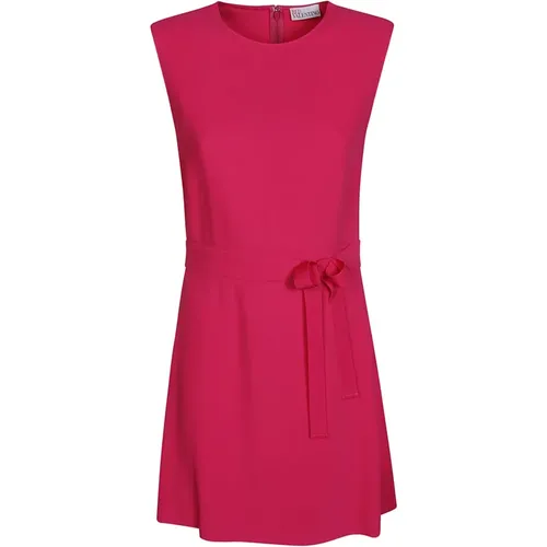 Stretch Frisottino Dress , female, Sizes: XS - RED Valentino - Modalova