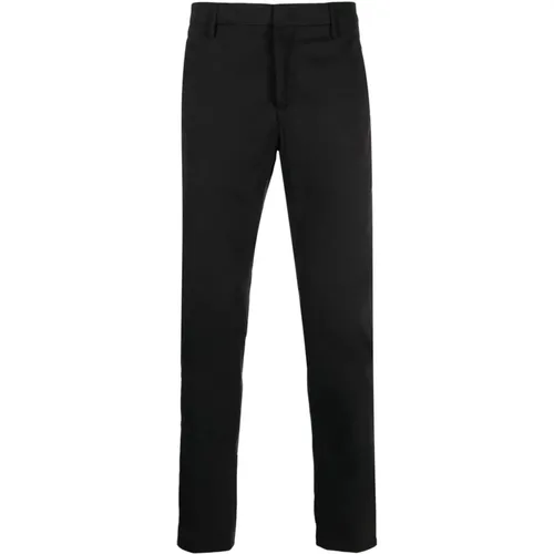 Cotton Pants Straight Cut , male, Sizes: W35, W31 - Dondup - Modalova