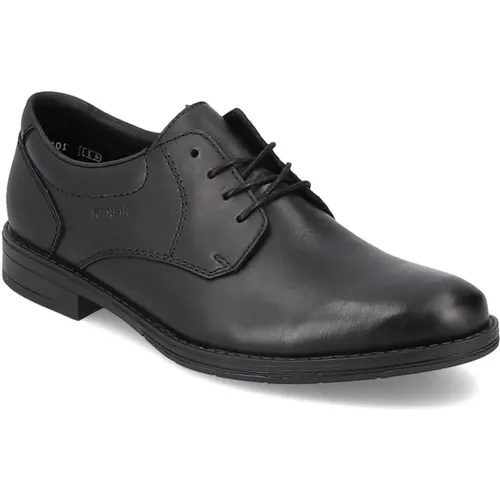 Schwarze Geschlossene Formale Schuhe , Herren, Größe: 42 EU - Rieker - Modalova