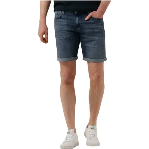 Blaue Denim Shorts für den Sommer , Herren, Größe: W28 - Pure Path - Modalova