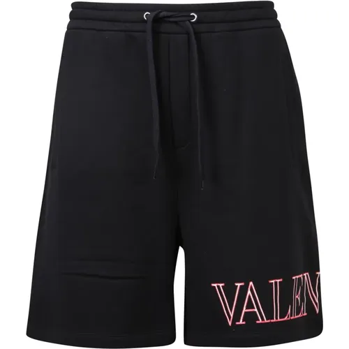 Logo Jogger Shorts , male, Sizes: S, M - Valentino - Modalova