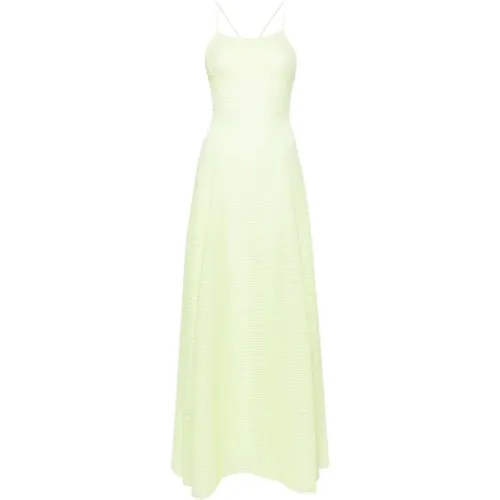 Ribbed Knit Dress , female, Sizes: XS, 2XS - Emporio Armani - Modalova