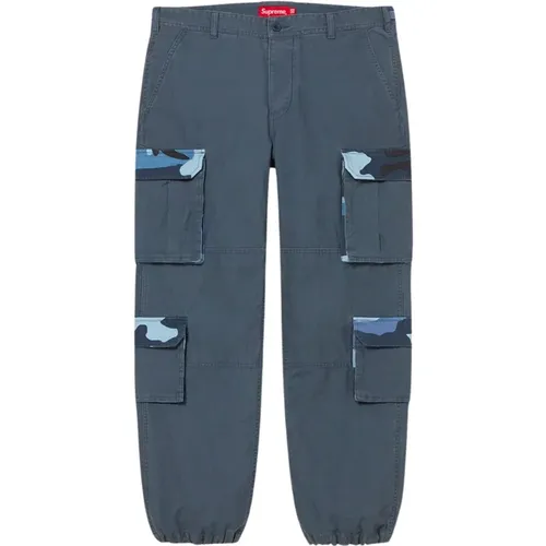 Limited Edition Cargo Pants Navy , male, Sizes: W34 - Supreme - Modalova