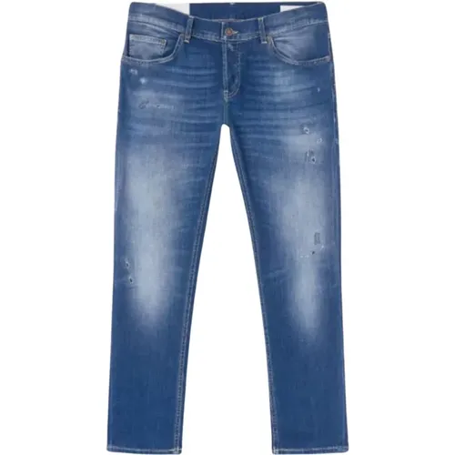 Stylish Denim Jeans , male, Sizes: W34 - Dondup - Modalova