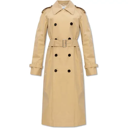 Cotton trench coat , female, Sizes: 2XS - Burberry - Modalova